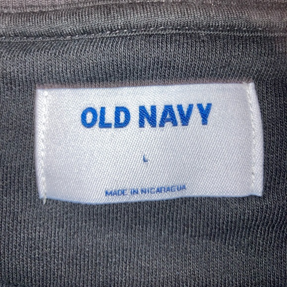 Polaroid SX-70 Sweatshirt Film Land Camera Old Navy Gray Sweater Mens Large - Picture 2 of 3